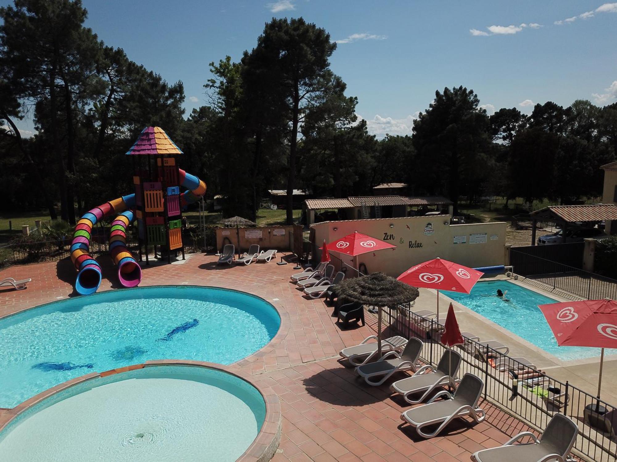 Camping La Simioune En Provence Bollene Bagian luar foto