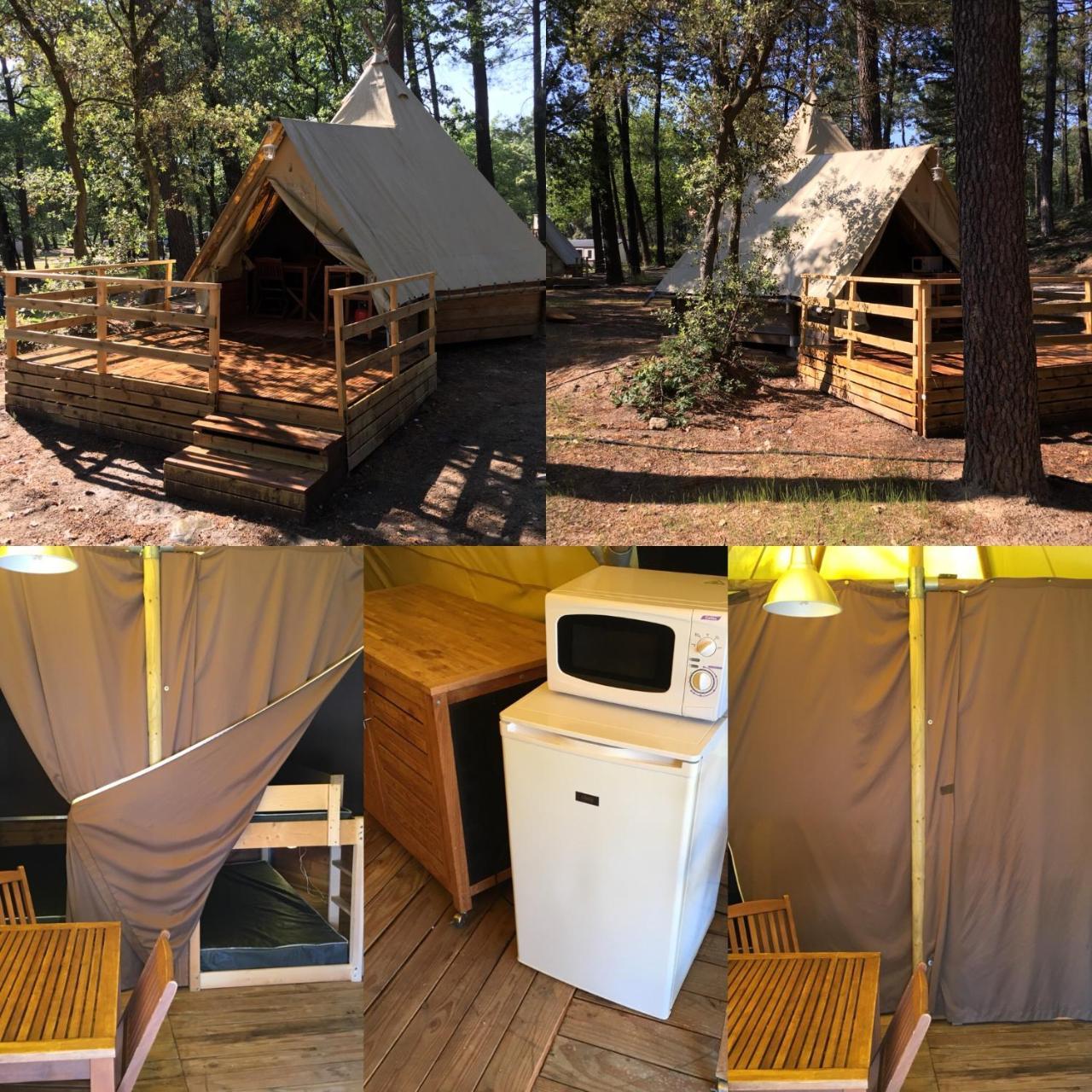 Camping La Simioune En Provence Bollene Bagian luar foto